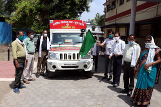 Malaria Rath departed to raise awareness about malaria in Narsinghpur.