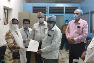 Public Health Department honored S. Norton Sister, Women Health Supervisor posted in Itarsi