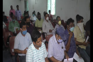 A review meeting was held in Bingharpur, Jajpur district