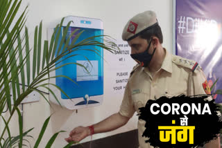 RK Puram police station equipped with modern techniques to avoid corona