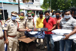 Bodhan ACP Distributes Cricket Kits For Youth