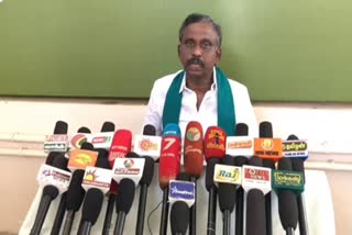 P R Pandian announces hunger strike in thiruvarur