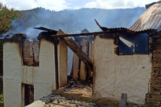 house caught fire in karsog