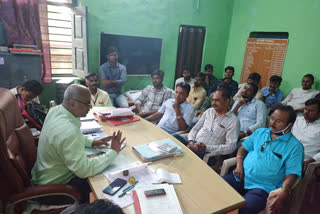 Civil Engineer and Contractor Meeting in Gangavathi