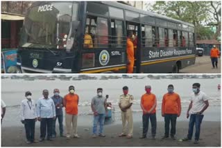 nisarga cyclone two units of SDRF deployed in vasai