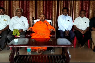 Sree Siddaramananda Swamiji urges to appoint MTB Nagaraj as minister