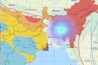 Earthquake of magnitude 4.3 on the Richter scale hit Bangladesh-India border