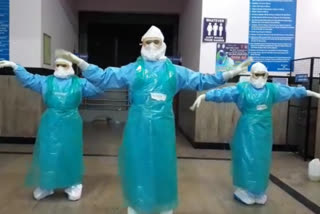 COVID-19 doctors at Bengaluru hospital dance their stress out