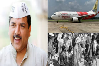 Migrant laborers will be sent home by plane says sanjay singh