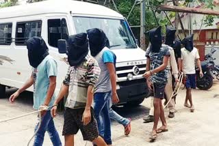 arrested 7 cyber criminals in deoghar