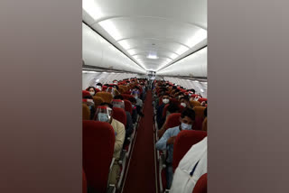 Tamil Nadu  Repatriation flight from Dubai  Dubai  Stranded Indians  Air India Express  Vande Bharat mission  COVID-19 outbreak  COVID-19 pandemic  ദുബൈയില്‍ നിന്നും 180 ഇന്ത്യക്കാരുമായി പ്രത്യേക വിമാനം തമിഴ്‌നാട്ടിലെത്തി  പ്രത്യേക വിമാനം തമിഴ്‌നാട്ടിലെത്തി  വന്ദേ ഭാരത് മിഷന്‍
