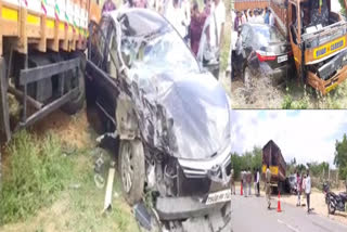 DCM & Car Accident in Yadadri Bhuvanagiri District