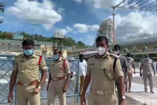 Tirupati SP visited Tirumala