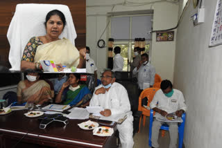 guntur dst municipal commissioner conduct video conference with secretariat employees