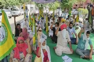 Talwandi sabo, bku protest, farmers protest