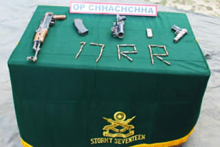 security forces recovers cache of arms and ammunition in kistwar