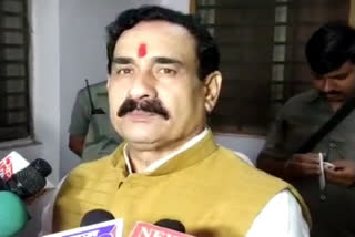 Minister Narottam Mishra said that rains due to nisarg storm are natural calamities in bhopal