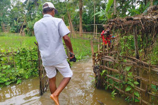 Artificial flood in west Jorhat