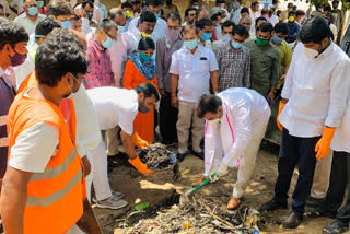 mla vivek participated in pattana pragathi programme in medchal district