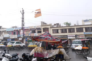 rajsamand news, rain,  heat