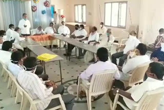 All party  held a round table meeting in kadapa