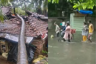 Water logging near Sion area of Mumbai following heavy rainfall.