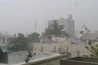 rainy weather in Bhavnagar