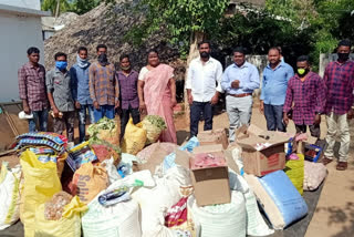 MP Madhavi Distributing essentials