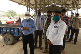 Lahar SDM of Bhind district inspected the market