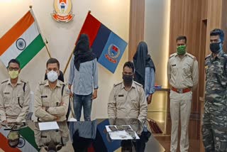 Police arrested 2 criminals in ramgarh