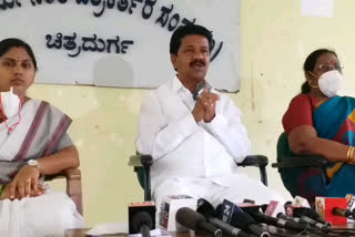 Challakere MLA Ragumurthy Press Meet