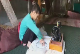 MEET BANDIPORA KID WHO MAKES UNIQUE  MASKS OUT OF CARRY BAGS