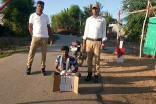 police seazed illegal transport of liquor in ananthapuram district