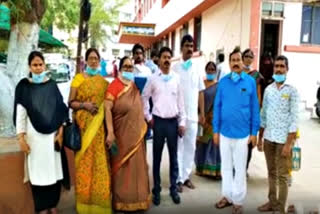 health employees jac meet minister eetala rajendar