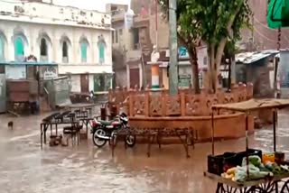 rain news of pokran, jaisalmer news, जैसलेमर की खबरें, पोकरण में बारिश