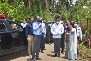 cm-uddhav-thackeray-surveyed-extent-of-damage-caused-by-cyclone-nisarga-at-thal-in-raigad-district