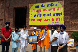 Amritsar,Rana Gurjit Singh, sugar for the langar of Darbar Sahib