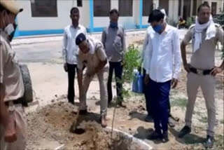 world environment day celebration in palwal rasulpur village school