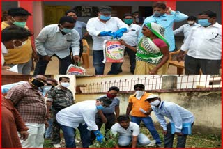 MLA Sarfaraz Ahmed distributed relief material among needy in giridih