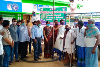 Distributing seeds to assure farmers