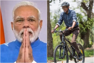 Prime Minister Narendra Modi and Rwandan President Paul Kagame (Left to right)