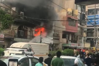 Fierce fire in BK block house of Shalimar Bagh delhi