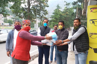 Kullu BJP will distribute face mask