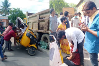 Auto Tipper Accident at kamareddy district