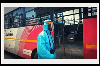 City bus conductors don PPE kit as precautionary measure