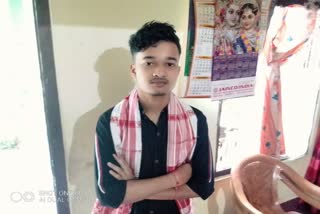 H.S.L.C 9th position Rajdeep Baruah from Golaghat