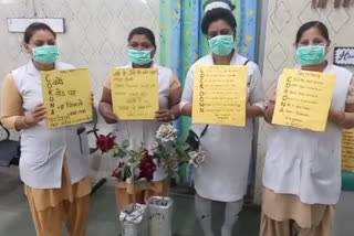 Rajan Babu TB hospital nurses write to PM on violation of social distancing