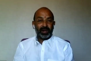 bjp state president bandi sanjay speak on modi one year ruling