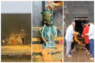 shivrajyabhishek ceremony celebrated on fort shivneri