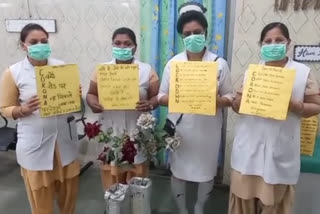 The nurses wrote a letter to the Prime Minister to follow the social distance